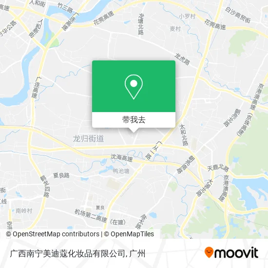 广西南宁美迪蔻化妆品有限公司地图