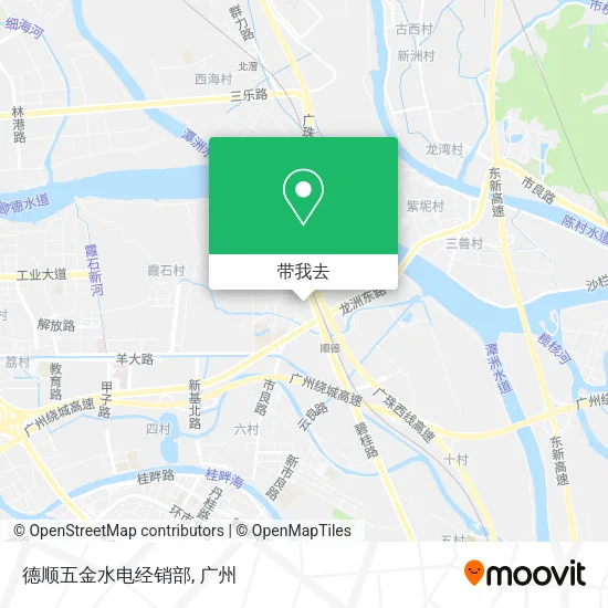 德顺五金水电经销部地图