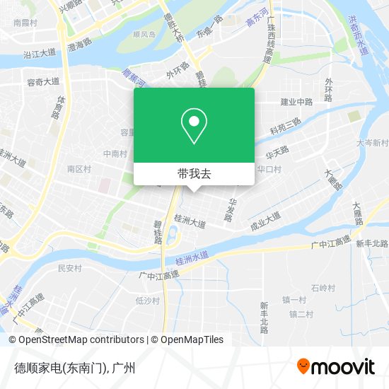 德顺家电(东南门)地图