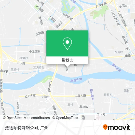 鑫德顺特殊钢公司地图