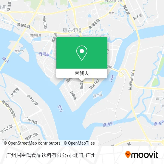 广州屈臣氏食品饮料有限公司-北门地图