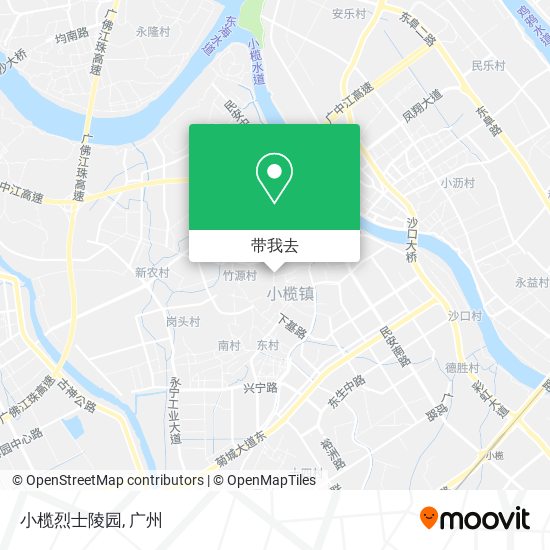 小榄烈士陵园地图