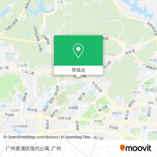 广州黄浦区现代公寓地图