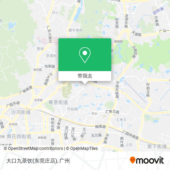 大口九茶饮(东莞庄店)地图