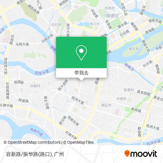 容新路/振华路(路口)地图