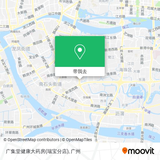 广集堂健康大药房(瑞宝分店)地图