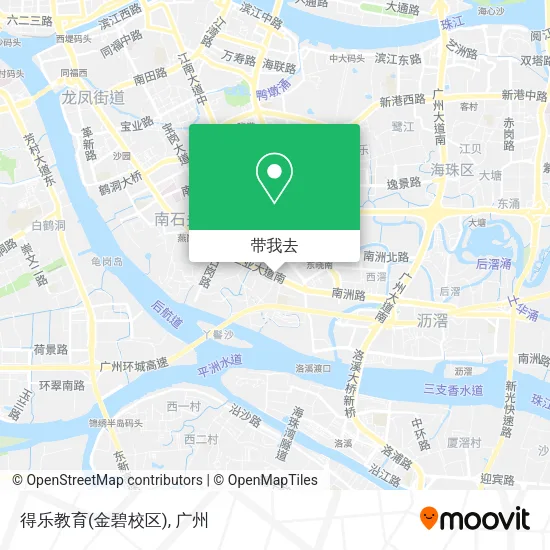 得乐教育(金碧校区)地图