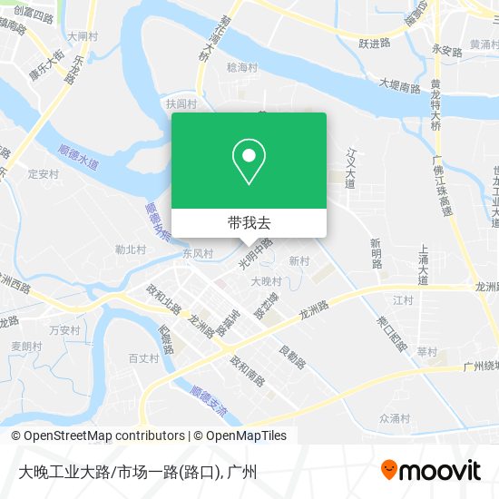 大晚工业大路/市场一路(路口)地图