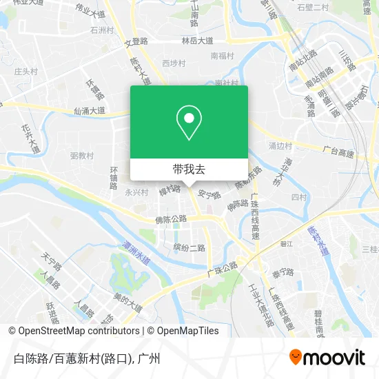 白陈路/百蕙新村(路口)地图