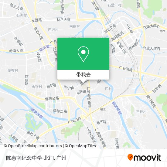 陈惠南纪念中学-北门地图