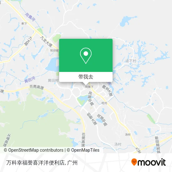 万科幸福誉喜洋洋便利店地图