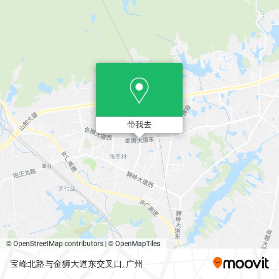 宝峰北路与金狮大道东交叉口地图