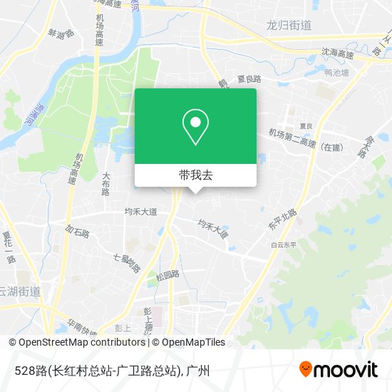 528路(长红村总站-广卫路总站)地图