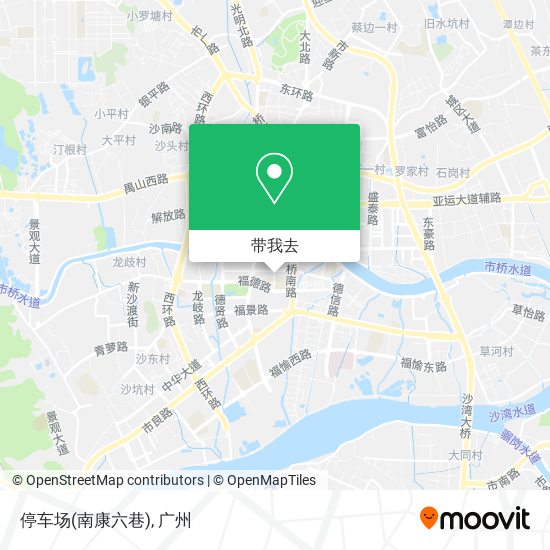 停车场(南康六巷)地图