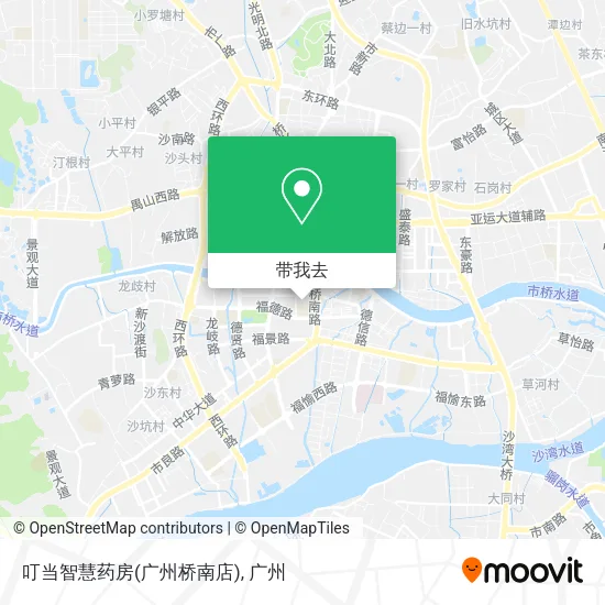 叮当智慧药房(广州桥南店)地图