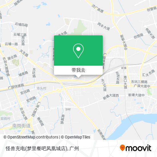 怪兽充电(梦里餐吧凤凰城店)地图