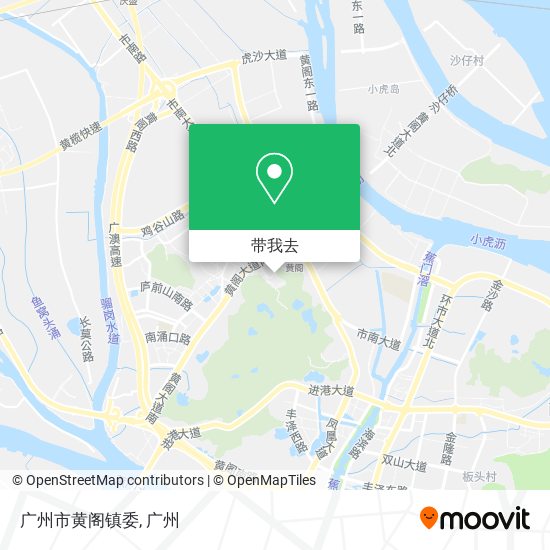 广州市黄阁镇委地图