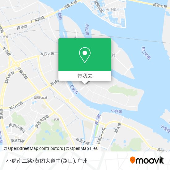 小虎南二路/黄阁大道中(路口)地图