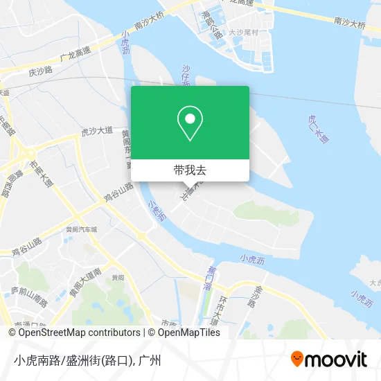 小虎南路/盛洲街(路口)地图