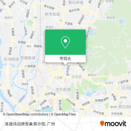 洛黛诗品牌形象展示馆地图