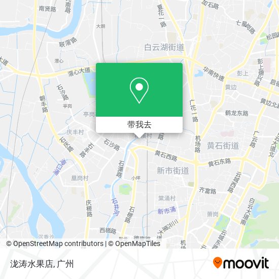 泷涛水果店地图