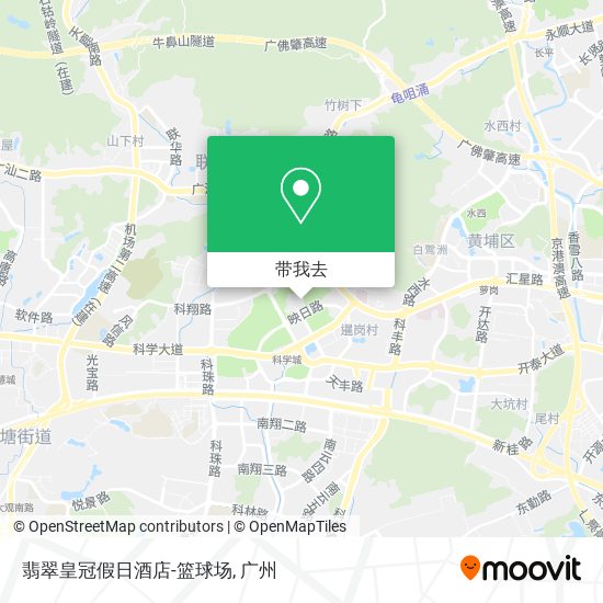 翡翠皇冠假日酒店-篮球场地图