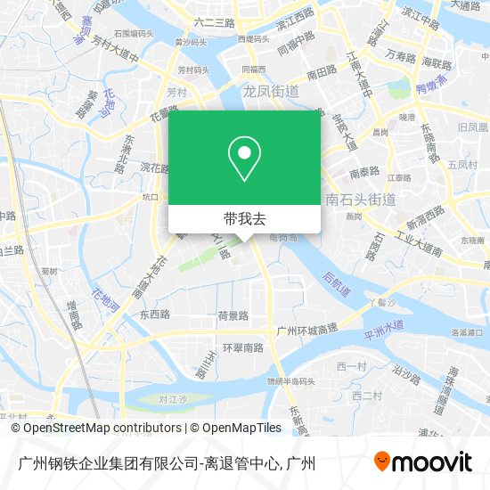 广州钢铁企业集团有限公司-离退管中心地图