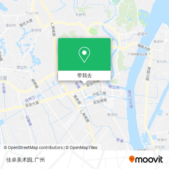 佳卓美术园地图