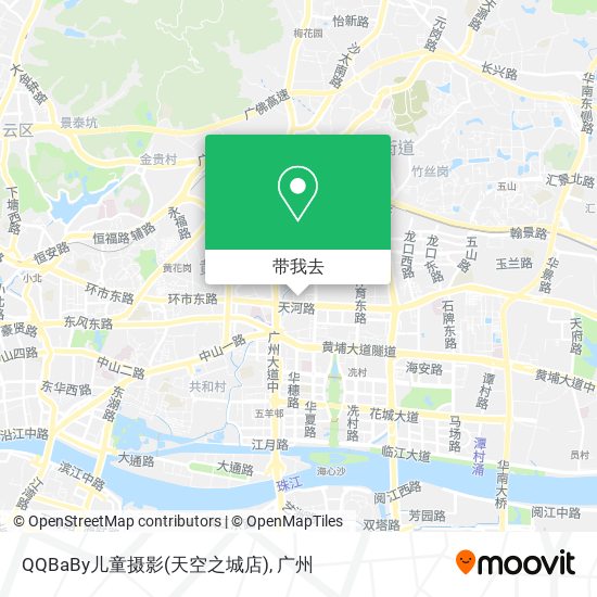 QQBaBy儿童摄影(天空之城店)地图