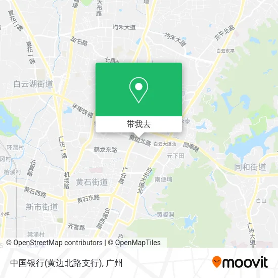 中国银行(黄边北路支行)地图