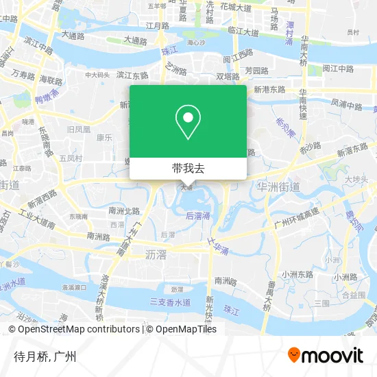 待月桥地图