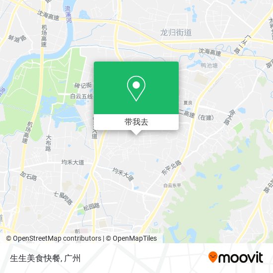 生生美食快餐地图