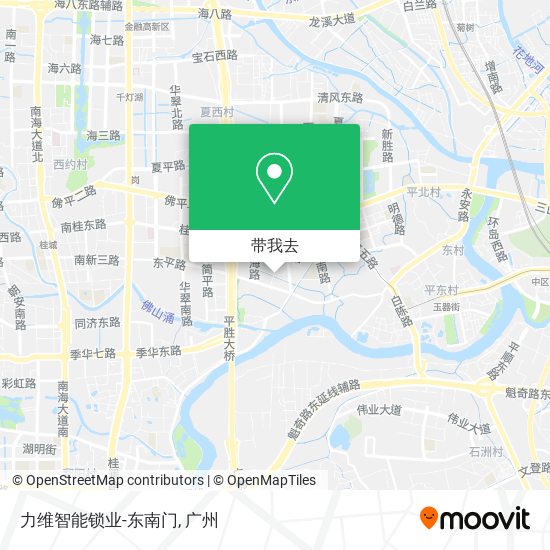 力维智能锁业-东南门地图