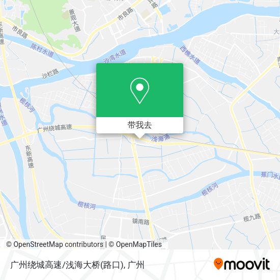 广州绕城高速/浅海大桥(路口)地图