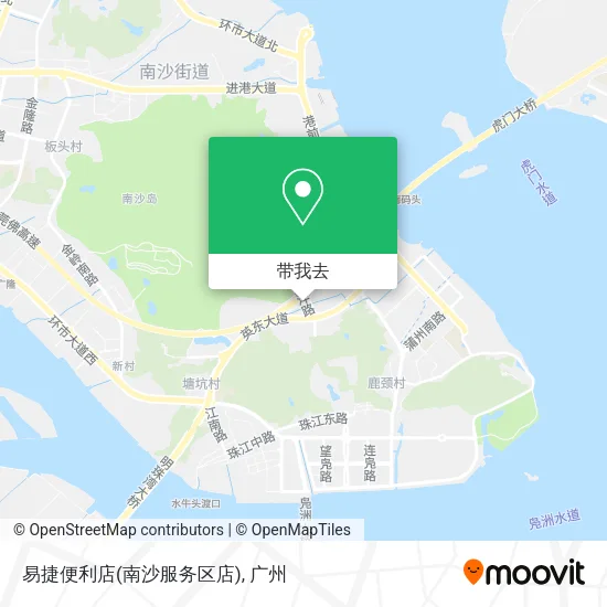 易捷便利店(南沙服务区店)地图