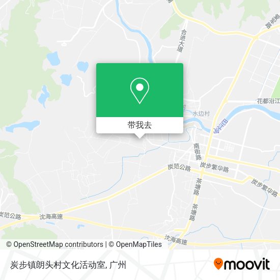 炭步镇朗头村文化活动室地图