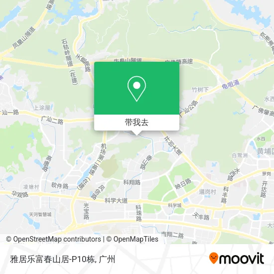 雅居乐富春山居-P10栋地图