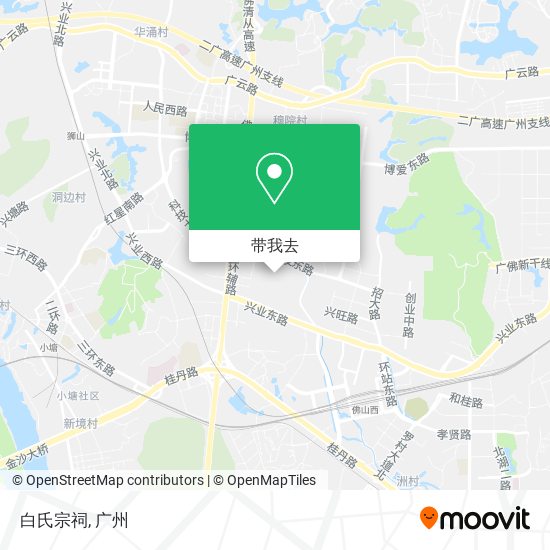 白氏宗祠地图