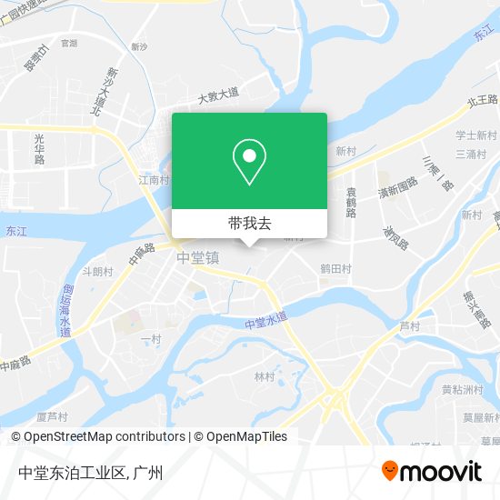 中堂东泊工业区地图