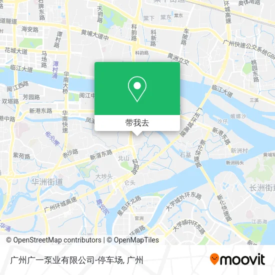 广州广一泵业有限公司-停车场地图