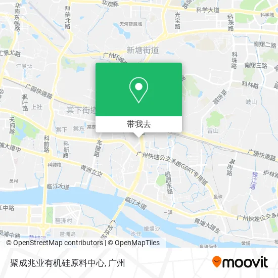聚成兆业有机硅原料中心地图