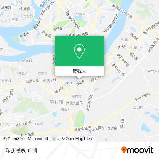 瑞接潮宗地图