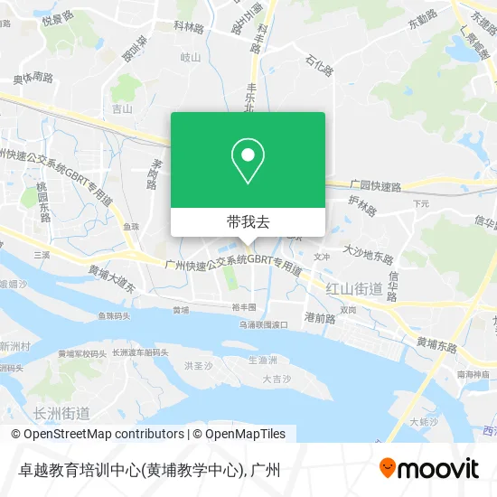 卓越教育培训中心(黄埔教学中心)地图