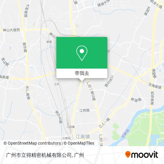 广州市立得精密机械有限公司地图