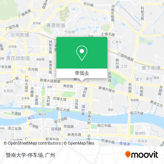 暨南大学-停车场地图