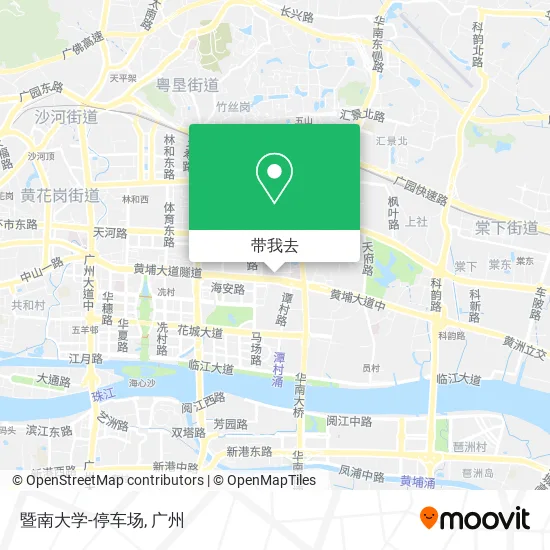 暨南大学-停车场地图