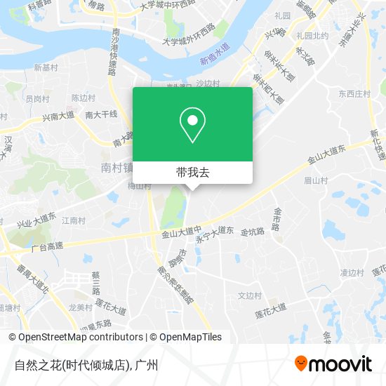 自然之花(时代倾城店)地图
