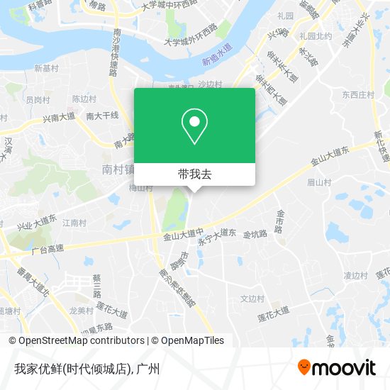 我家优鲜(时代倾城店)地图