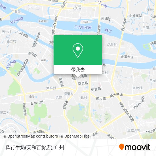 风行牛奶(天和百货店)地图