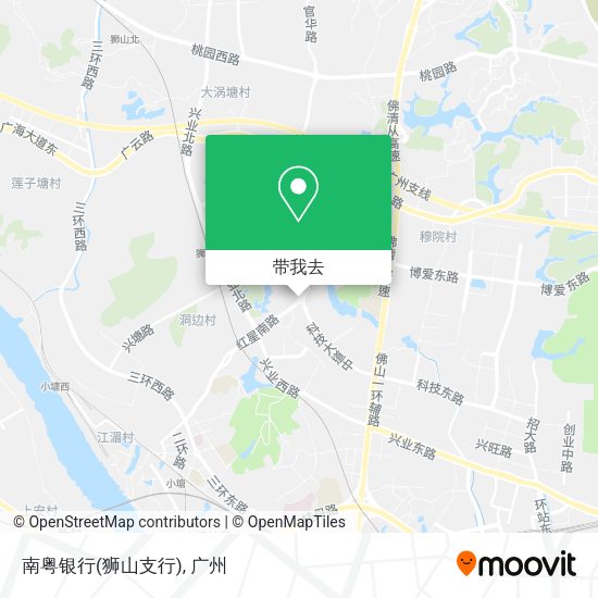 南粤银行(狮山支行)地图